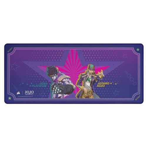 Коврик для мыши Corsair MM350 Pro JOJO Stone Ocean XL (фиолетовый)