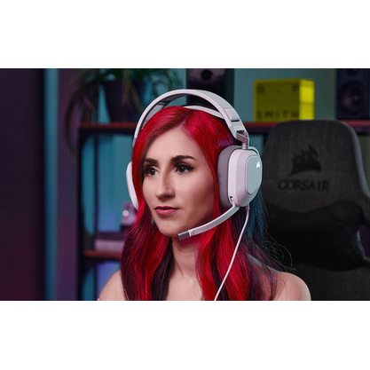 Игровые наушники Corsair HS80 RGB USB (белый)