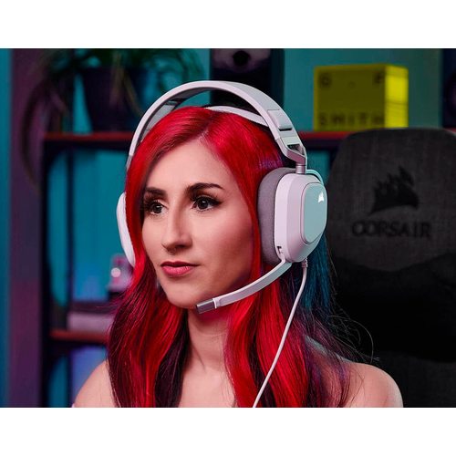 Игровые наушники Corsair HS80 RGB Wireless (белый)