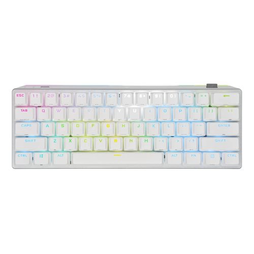 Игровая клавиатура Corsair K70 Pro Mini Wireless 60% (Cherry MX Speed) (белый)
