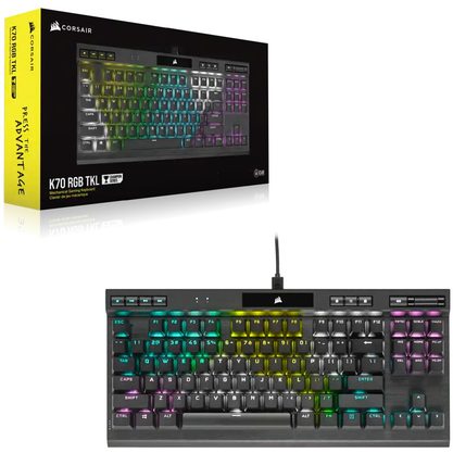 Игровая клавиатура Corsair K70 RGB TKL Cherry MX Speed