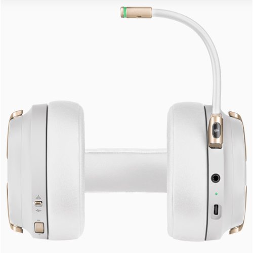 Игровые наушники Corsair Virtuoso RGB Wireless Pearl (жемчужно-белый)