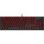 Игровая клавиатура Corsair K60 Pro Red Led (Cherry Viola) (черный)
