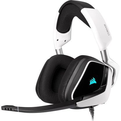 Игровые наушники Corsair Void RGB Elite USB (белый)