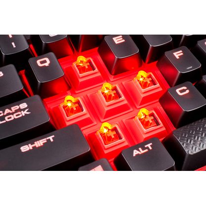 Игровая клавиатура Corsair K68 Red LED