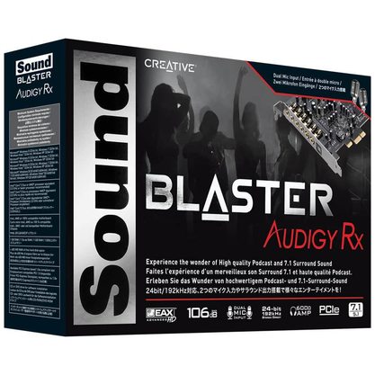 Звуковая карта (аудиоинтерфейс) Creative Sound Blaster Audigy RX