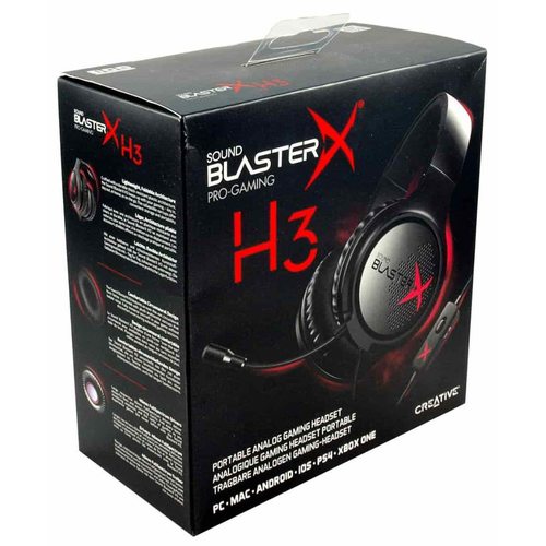 Игровые наушники Creative Sound BlasterX H3
