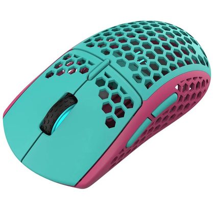 Игровая мышка Дарк Проджект ME4 Wireless (мятный-розовый)