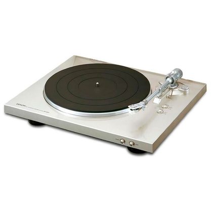Виниловый проигрыватель Denon DP-300F (серебристый)