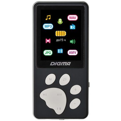 Плеер Digma S4 (серый/черный)