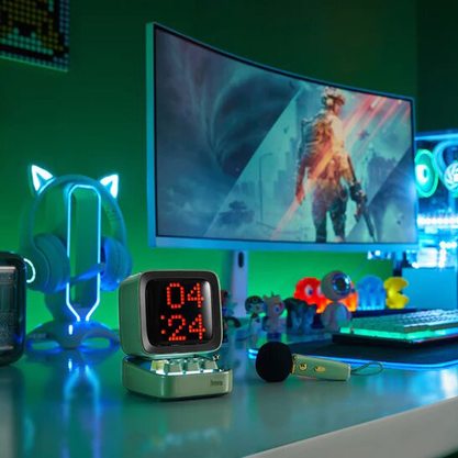 Портативная колонка Divoom Ditoo-Mic (зелёный)