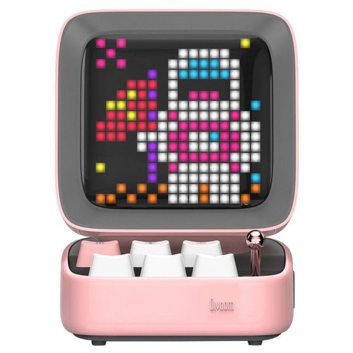 Портативная колонка Divoom Ditoo Plus (розовый)