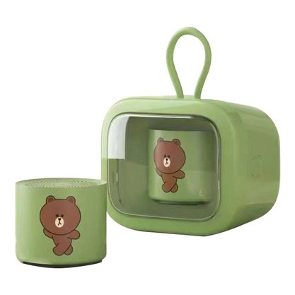 Портативная колонка EWA A128 Mini Speaker Line Friends (зелёный)
