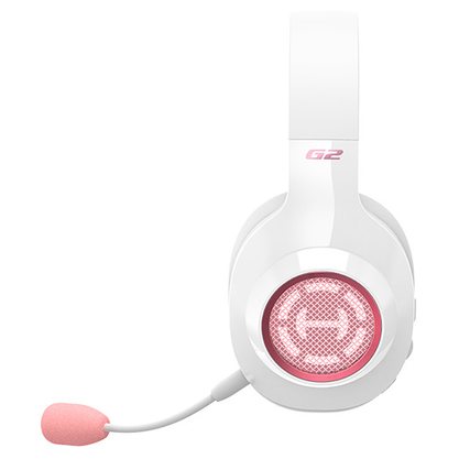 Игровые наушники Edifier G2 (розовый/белый)