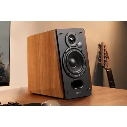 Уцененный товар Колонка Edifier R1700BT+ (коричневый) (уценка)