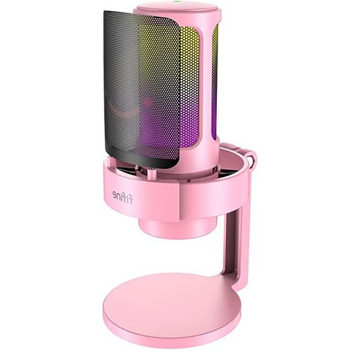 Микрофон FIFINE A8P (розовый)