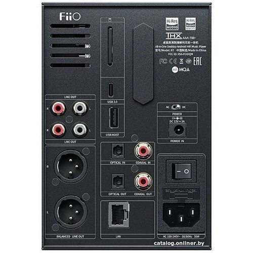 Стационарный усилитель и ЦАП FiiO R7 (черный)