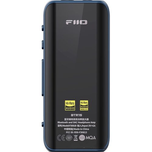 Портативный усилитель и ЦАП FiiO BTR15 (голубой)
