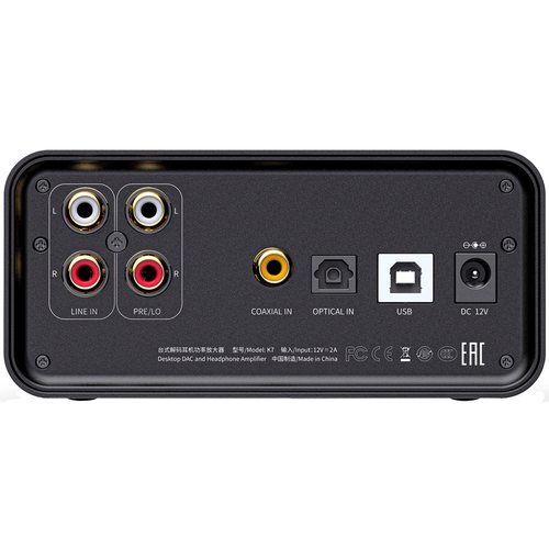 Стационарный усилитель и ЦАП FiiO K7 (черный)