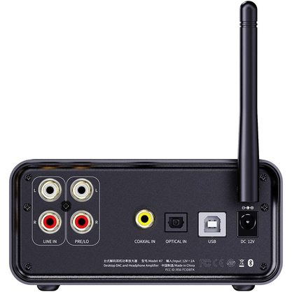 Стационарный усилитель и ЦАП FiiO K7 BT (черный)