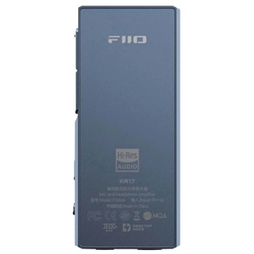 Портативный усилитель и ЦАП FiiO KA17 (синий)