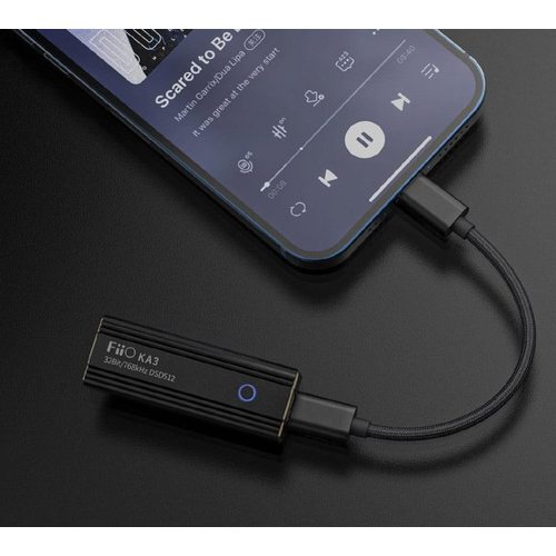 Портативный усилитель и ЦАП FiiO KA3 (черный)