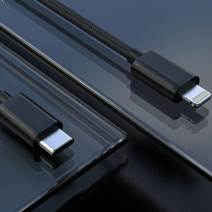 Кабель FiiO LT-LT1 Type-C to Lightning (черный)