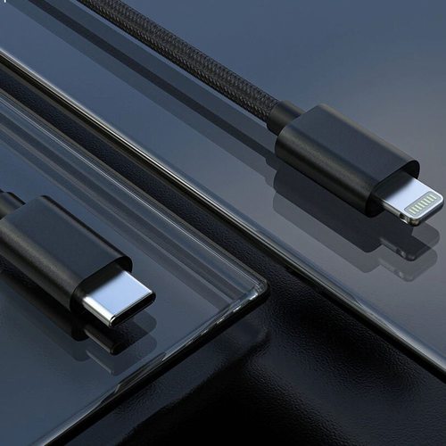 Кабель FiiO LT-LT1 Type-C to Lightning (черный)