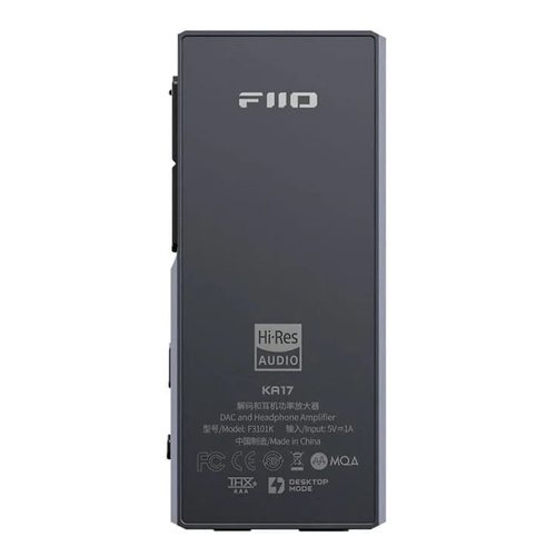Портативный усилитель и ЦАП FiiO KA17 (черный)