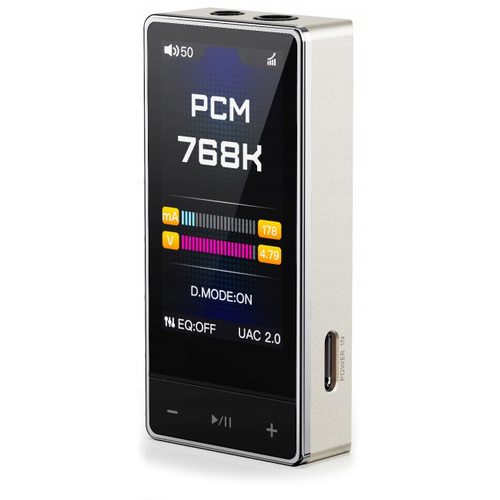 Портативный усилитель и ЦАП FiiO QX13 (золотистый)