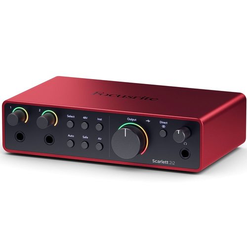 Звуковая карта (аудиоинтерфейс) Focusrite Scarlett 2i2 (4rd gen)