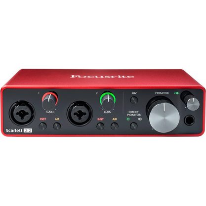 Звуковая карта (аудиоинтерфейс) Focusrite Scarlett 2i2 Studio (3rd gen)