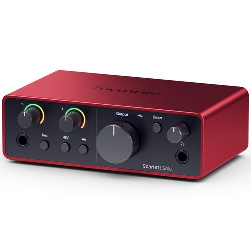 Звуковая карта (аудиоинтерфейс) Focusrite Scarlett Solo (4rd gen)