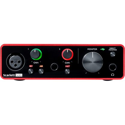 Набор для звукозаписи Focusrite Scarlett Studio Solo (3rd gen)
