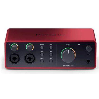 Звуковая карта (аудиоинтерфейс) Focusrite Scarlett 4i4 (4rd gen)