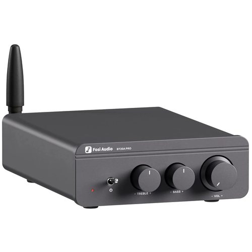 Портативный усилитель и ЦАП Fosi Audio BT20A Pro (32V/5A) (серый)