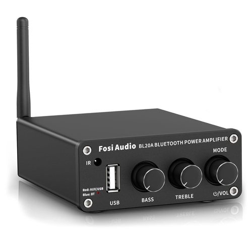 Стационарный усилитель и ЦАП Fosi Audio BL20A-B