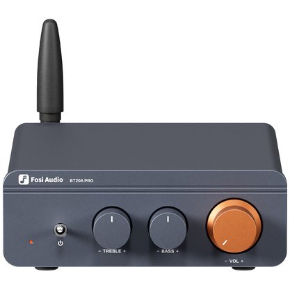 Портативный усилитель и ЦАП Fosi Audio BT20A Pro (48V/5A) (синий)