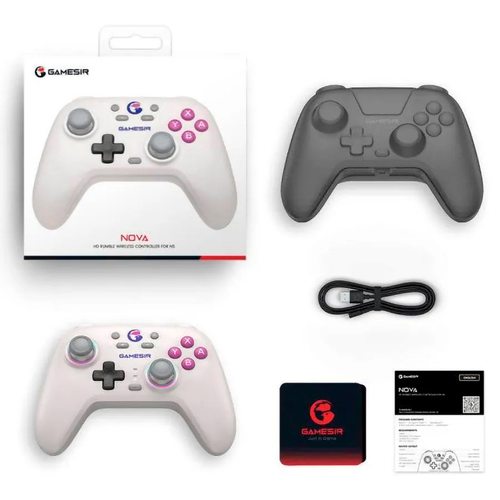 Геймпад (джойстик) GameSir T4n Retro White