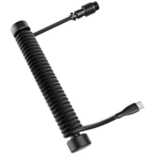 Кабель Gravastar Coiled Aviator USB Cable (черный)