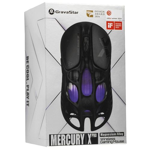 Игровая мышка Gravastar Mercury X Pro Galaxy Black