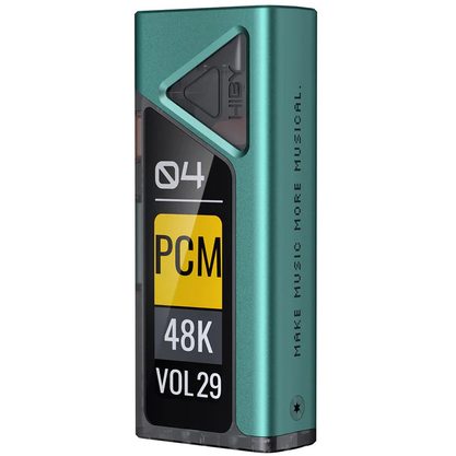 Портативный усилитель и ЦАП Hiby FC4 USB (с дисплеем) (зеленый)