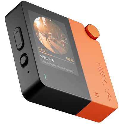 Портативный усилитель и ЦАП Hiby W4 + MagSafe (оранжевый)