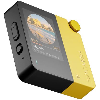 Портативный усилитель и ЦАП Hiby W4 + MagSafe (желтый)