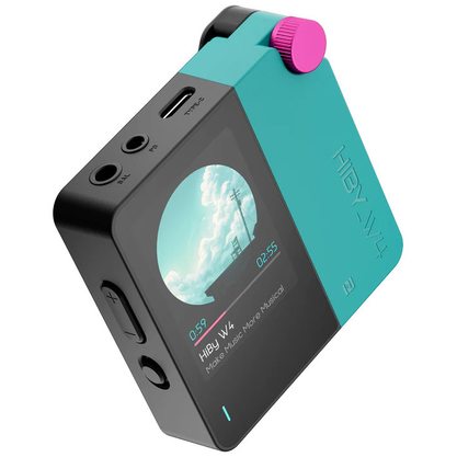 Портативный усилитель и ЦАП Hiby W4 (синий)