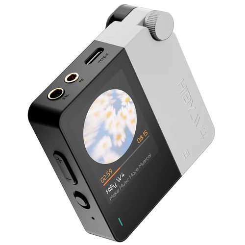 Портативный усилитель и ЦАП Hiby W4 + MagSafe (белый)