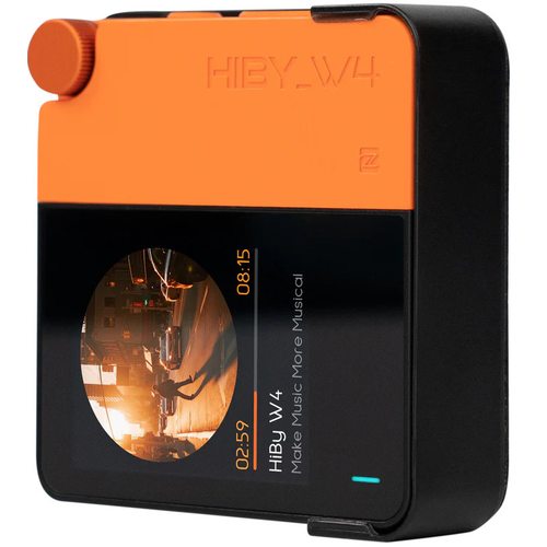 Портативный усилитель и ЦАП Hiby W4 + MagSafe (оранжевый)