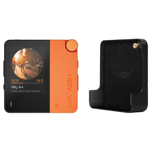 Портативный усилитель и ЦАП Hiby W4 + MagSafe (оранжевый)
