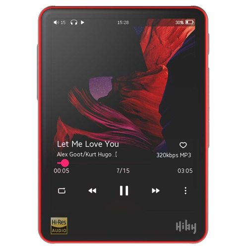 Плеер HIBY R3 Pro Saber Alluminium Alloy Red
