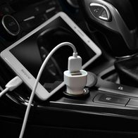 HOCO Z2A two-port Car Micro (белый)